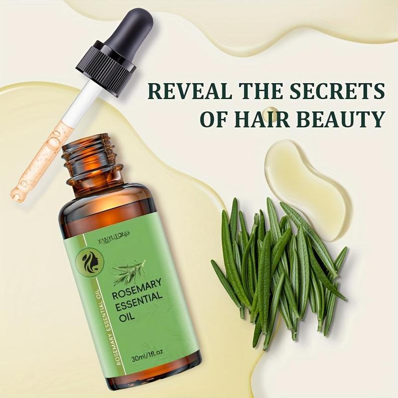 Rosemary Essential Oil & Bataana Oil Hair Care Set, 2 Counts set Hair Care Oil, Hair Care & Styling Product for Men & Women