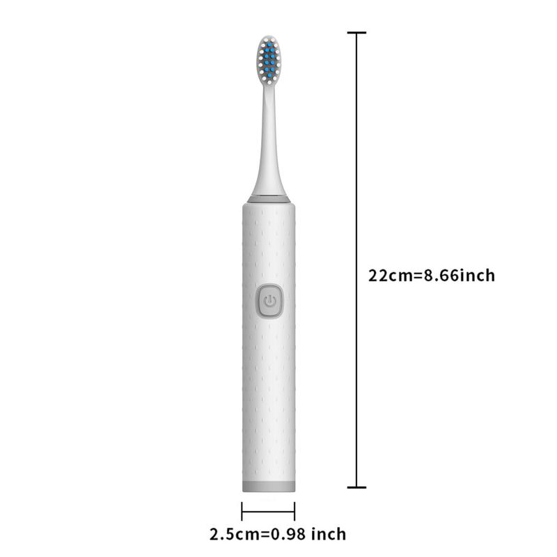 Electric Toothbrush with Replaceable Brush Heads without Battery, Waterproof Tooth Cleaning Toothbrush, Daily Oral Care Products