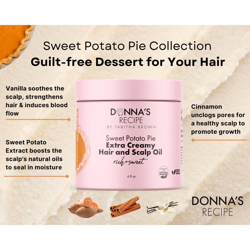 Hair & Scalp Oil (LOC System) - Sweet Potato Pie Extra Creamy