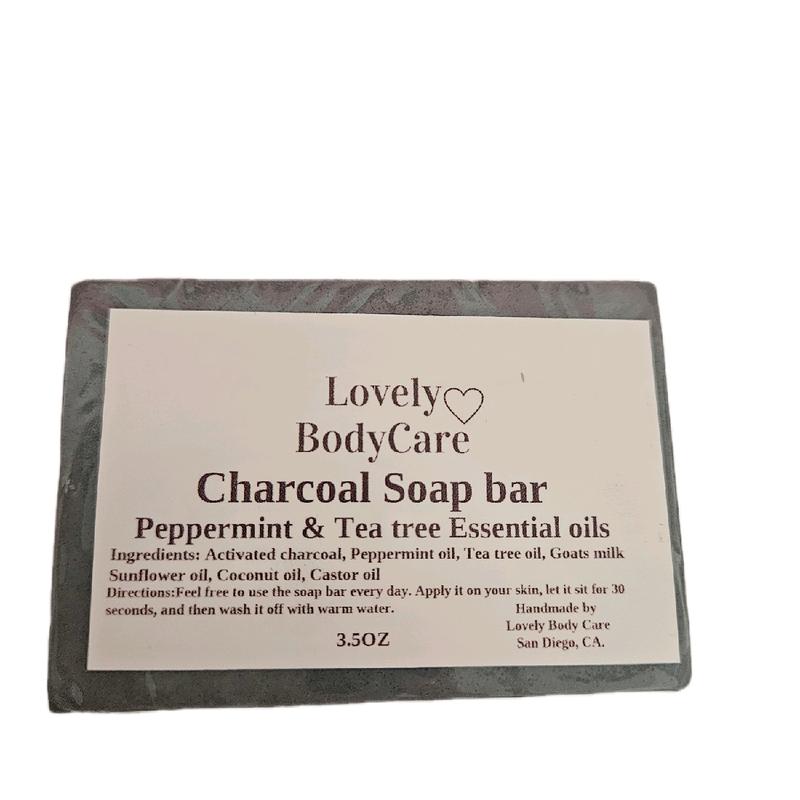 Activated Charcoal Soap with Antioxidant Properties for a Healthy Glow body  scrub