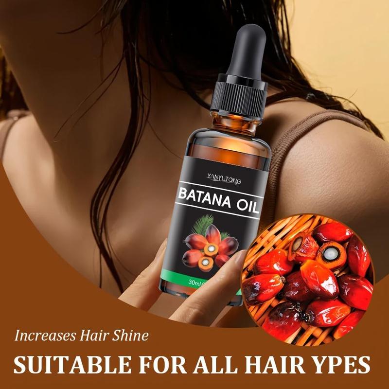 Rosemary Essential Oil & Bataana Oil Hair Care Set, 2 Counts set Hair Care Oil, Hair Care & Styling Product for Men & Women