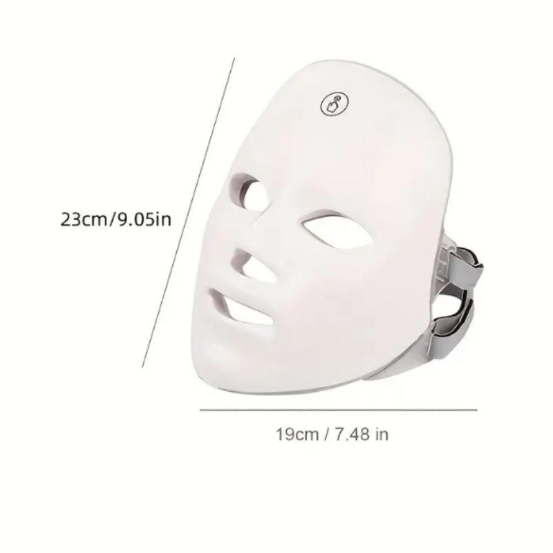 7 Color LED Facial Mask Instrument, USB Charging LED Light Beauty Mask, Electronic Facial Mask