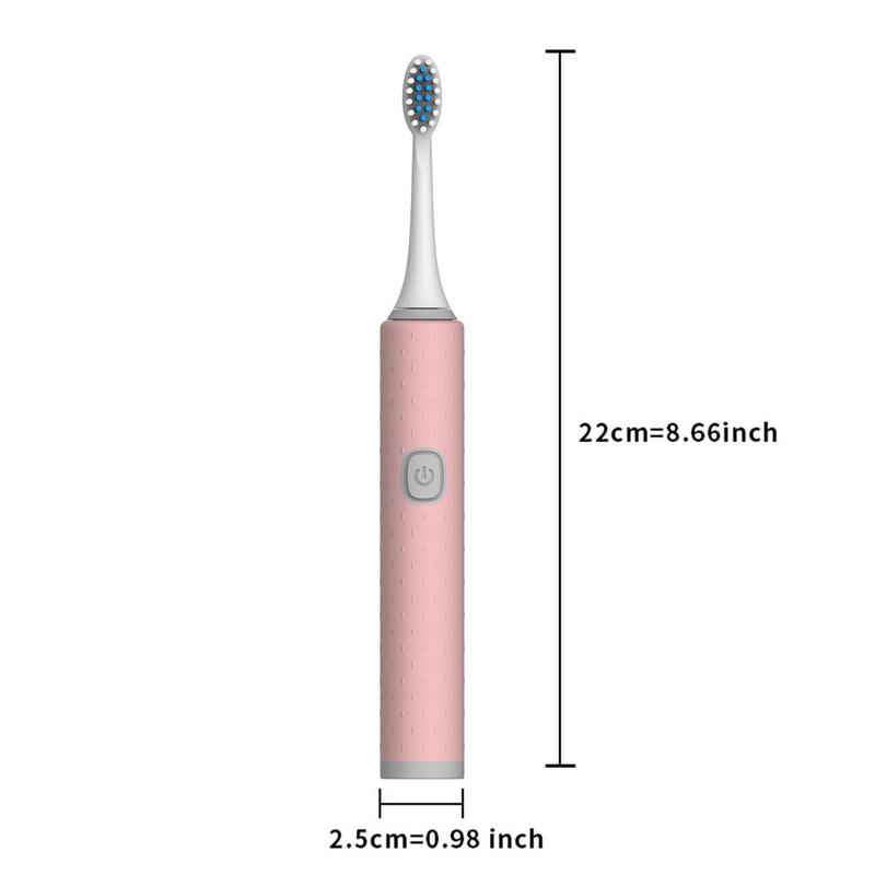 Electric Toothbrush with Replaceable Brush Heads without Battery, Waterproof Tooth Cleaning Toothbrush, Daily Oral Care Products