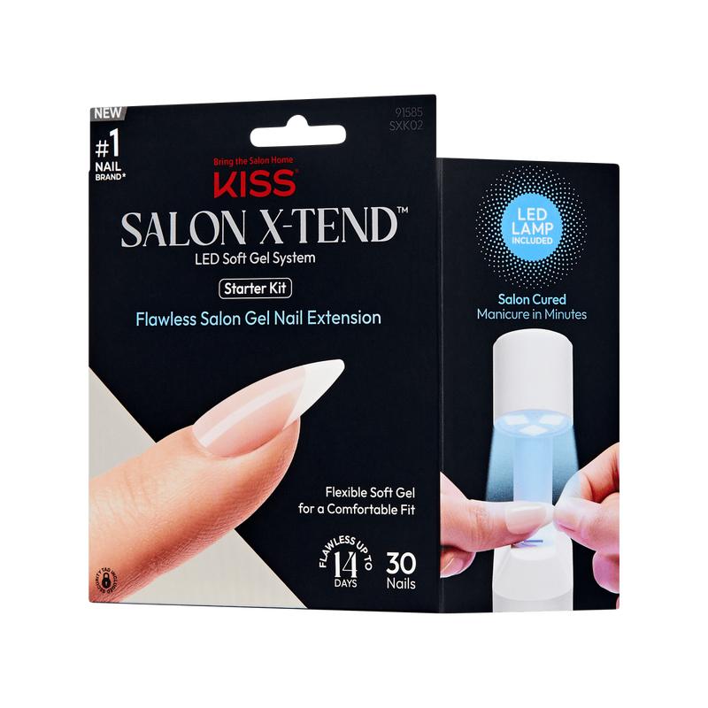 KISS Salon X-tend LED Soft Gel System– Pure