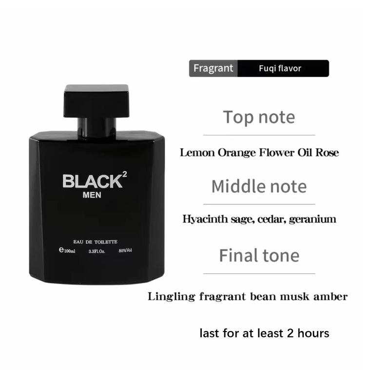 Cologne Men's 100ml Fragrance Essential Oil, Long Lasting Scented Perfume for Men, Men's Fragrance for Daily Use, Summer Gift, Back to School Cologne for Men