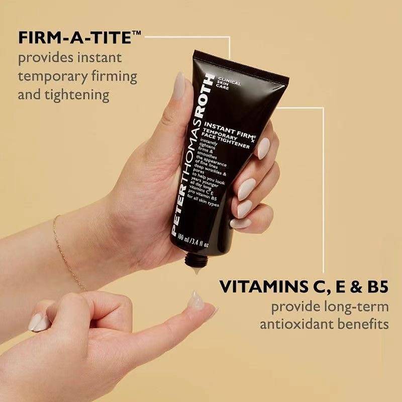 2 pcs Peter Thomas Roth | Instant FIRMx Temporary Face Tightener | Tighten Smoothes and Blurs Fine Lines Pores and Wrinkles, For All Skin Types, Skin Care, 100 ml (3.4 fl oz)