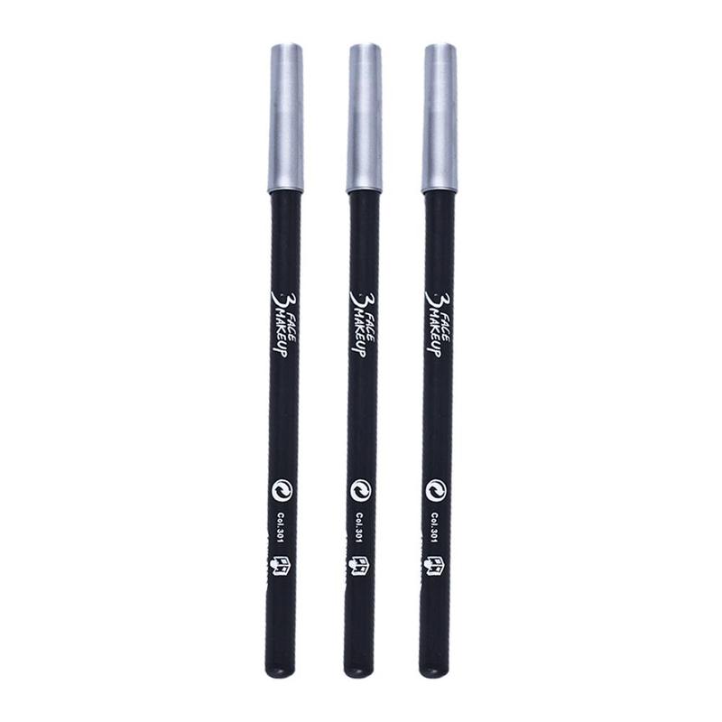 Eyeliner Pen for Music Festival Makeup, 1 3pcs Long Lasting Eyeliner Pencil, Quick Drying Eyeliner Easy to Apply, Professional Daily Makeup Accessories Makeup Products