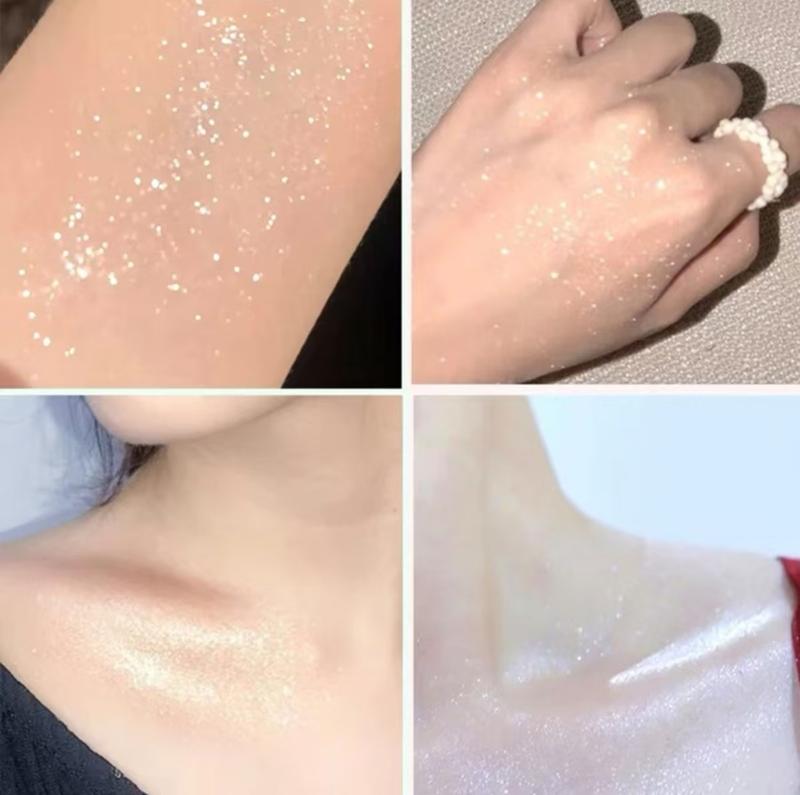 Brightening Glitter Spray Collarbone Hair Halloween Party Nightclub Dress Film Highlighter Spray Powder