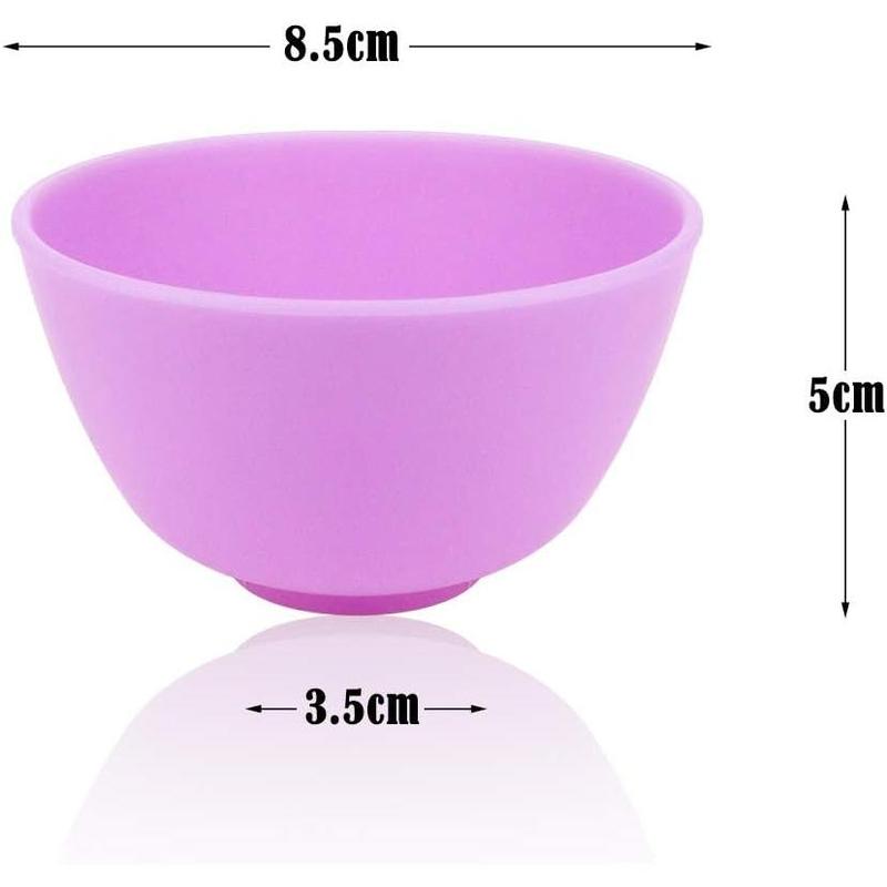 10 PCS Multi colorful Silicone Mixing Bowl,Reusable Prep and Serve Bowls Condiment Bowls Facial Mask Bowl for Skincare,DIY Craft