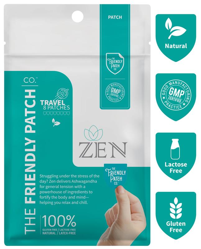 The Friendly Patch Zen calm Patch - travel 8 pack