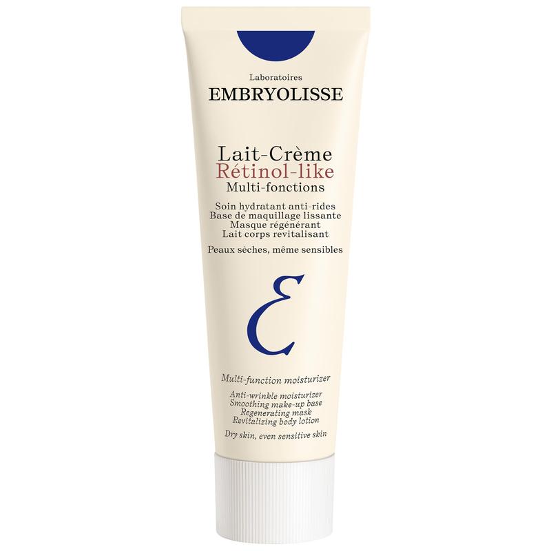 Embryolisse Lait-Crème Retinol Alternative Anti-Aging Face Moisturizer & Makeup Primer for Normal to Sensitive Skin. Reduces Fine Lines, Wrinkles & Puffiness, 2.54 Fl Oz