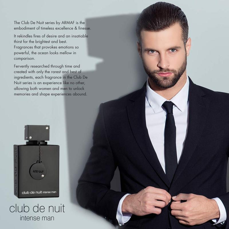 Armaf Club De Nuit Intense for Men Perfume 105ml - Bergamot Jasmine Scented