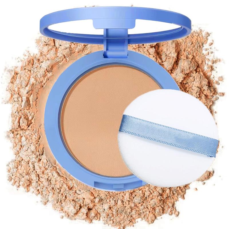 Oil Control Face Pressed Powder,Matte Smooth Flawless Setting Powder Makeup,Waterproof Long Lasting Finishing Powder,Cruelty Free Lightweight Face Cosmetics,0.35Oz(CLASSIC IVORY)