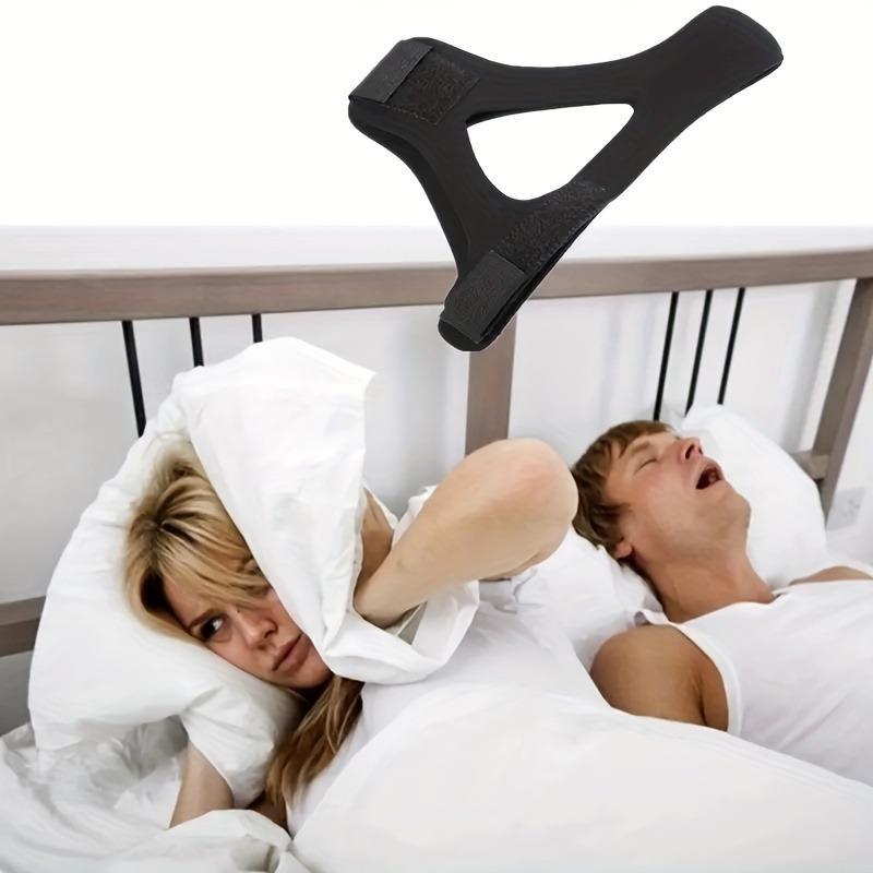 Outdoor Sleeping Anti Snoring Chin Strap for Men & Women, Deep Sleep Anti-snoring Strap, Durable Chin Strap for Home & Outdoor Camping, Music Festival