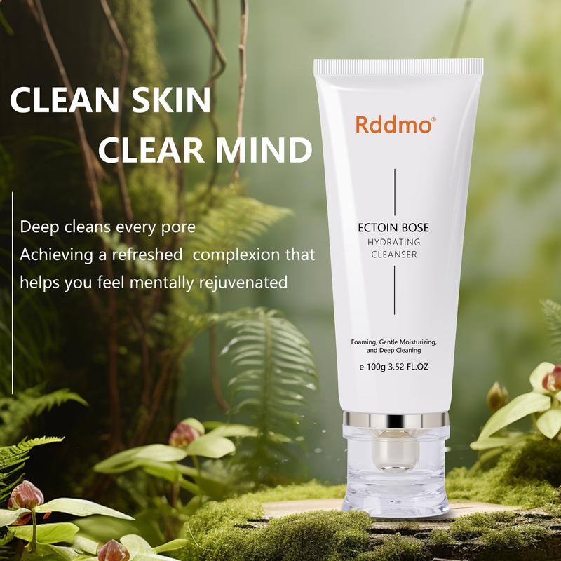 Rddmo Facial Cleanser & Sunscreen, Oil-Free Face Wash, Ultra Sheer SPF 50 Sunscreen Lotion, Sport Face Sunscreen, Water Resistant, Non-Greasy, Skincare Set for All Skin Types