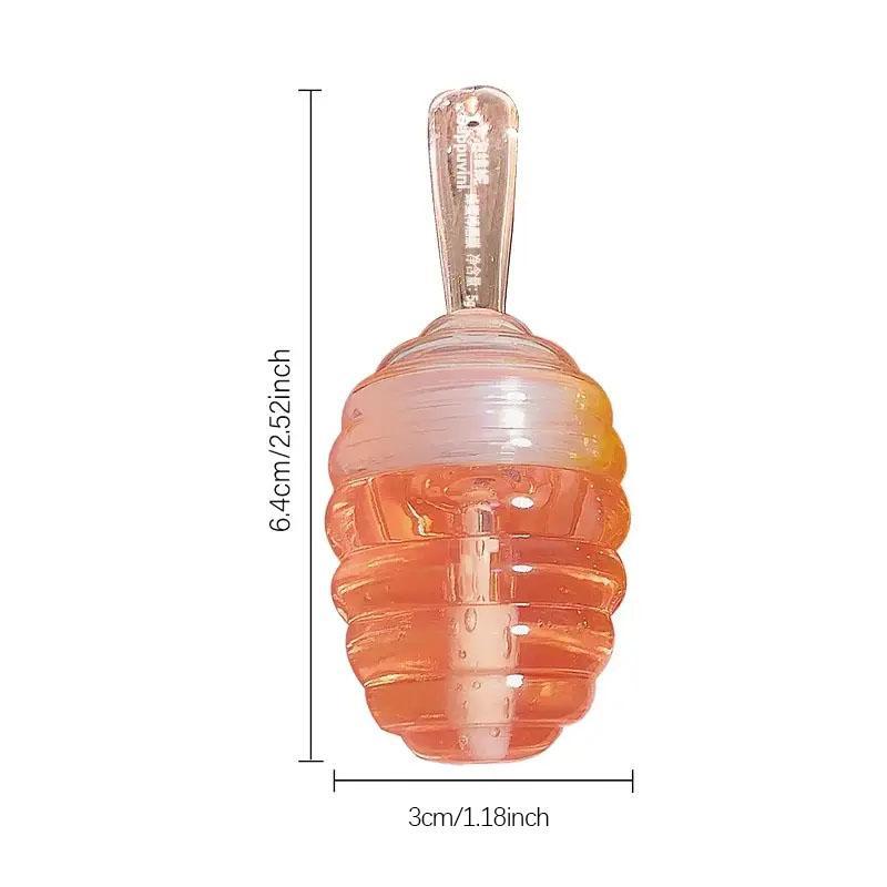 Cute Transparent Honey Jar Design Lip Mask, Portable Moisturizing Honey Lip Mask, Lip Repair Treatment, Lip Care Products for Girls Women