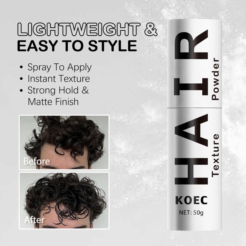 Based Bodyworks & KOEC Hair Texture Powder, Lightweight & Volumizing Hair Styling Powder with Matte Finish | Instant Volume & Texture| Simple, Natural, Effective