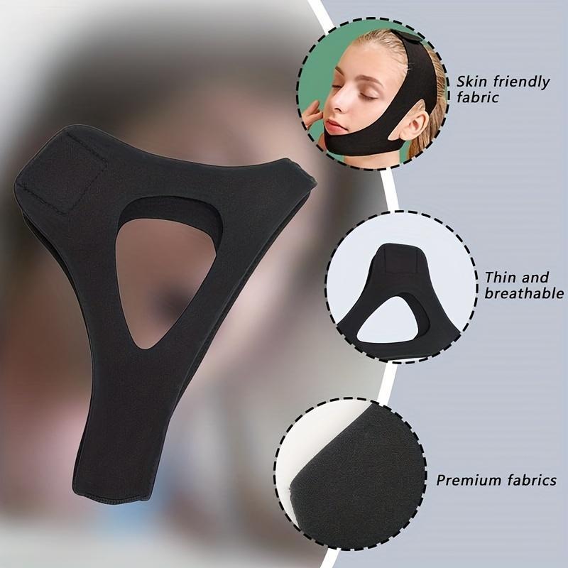 Outdoor Sleeping Anti Snoring Chin Strap for Men & Women, Deep Sleep Anti-snoring Strap, Durable Chin Strap for Home & Outdoor Camping, Music Festival