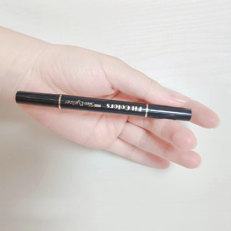 Waterproof Double-Sided Eyeliner, 1 Count Long Lasting Eyeliner Pen with Precise Flexible Tip, Easy Applying for Eye Makeup