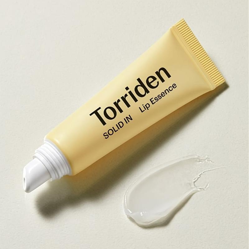 2-Pack Torriden SOLID IN Ceramide Lip Essence, 0.37 Oz Each - Unisex Hypoallergenic Lip Balm for Dry Skin, Natural Finish with Glycerin, Jojoba Seed Oil, Ceramides & Fuligo Wax for Glowy, Plumped Lips