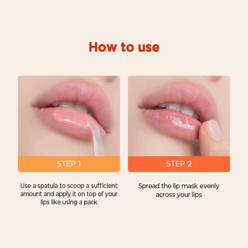 TOCOBO Vita Glazed Lip Mask 20ml   109.5g, Super moisturizing night lip care, glazed and easy washable texture that melts into lips