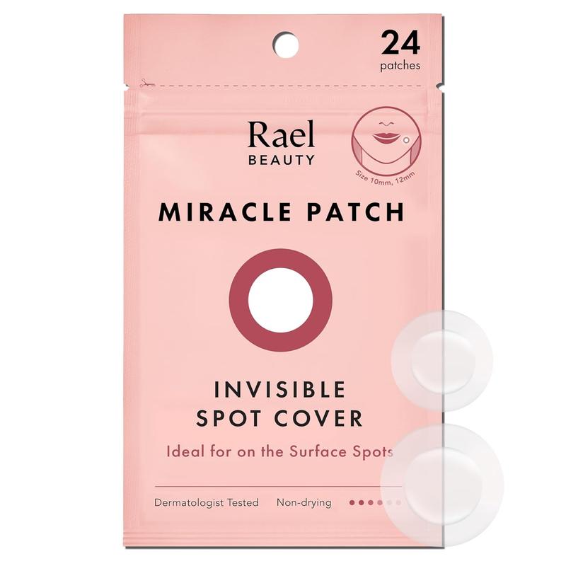 Rael Pimple Patches, Miracle Invisible Spot Cover - Hydrocolloid Acne Pimple Patches for Face, Blemishes and Zits Absorbing Patch, Breakouts Treatment Skin Care, Facial Stickers, 2 Sizes (24 Count) Rael