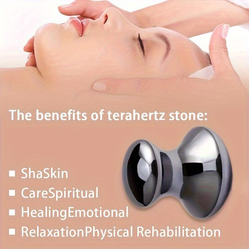 Terahertz Stone Mushroom Design Facial Massager, 1 Count Manual Massage Tool for Face & Eye, Skin Care Beauty Tool