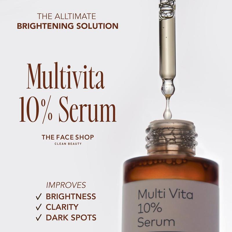 Alltimate Multivita 10% Serum Vitamin C, Brightening & Hydrating Vegan Facial Serum Skincare Comfort Skin Repair