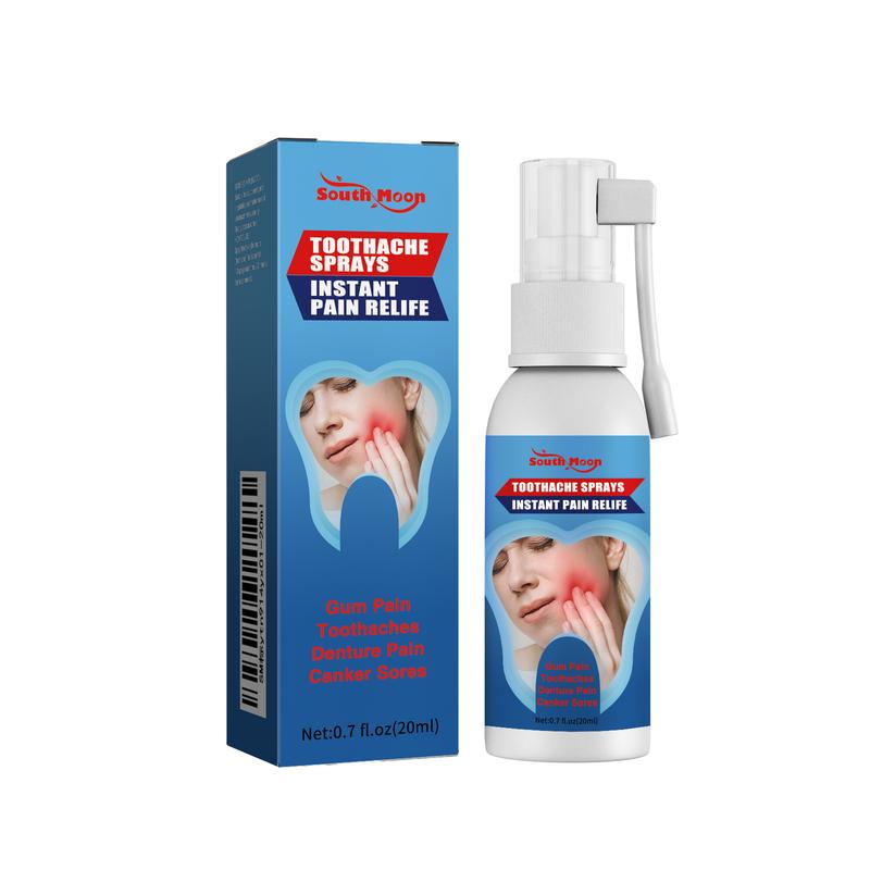 New tooth pain relief spray, tooth treatment and toothache relief spray, repair gum tissue, tooth decay and gum swelling and pain relief spray