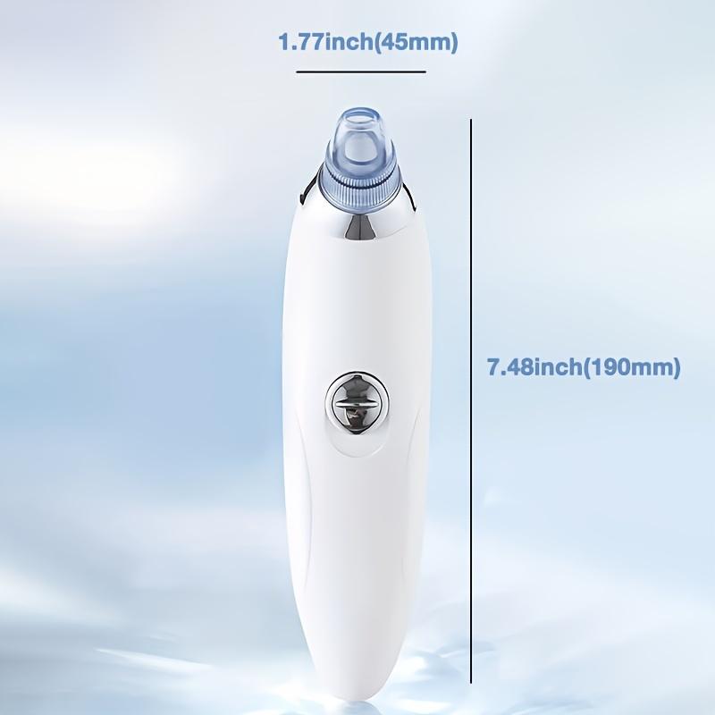 Blackhead Remover Pore Vacuum,4 Suction Heads,2 Strength,USB Rechargeable Blackhead Vacuum Kit-Facial Pore Cleaner Electric Acne Extractor Tool Adjustable Sensitive