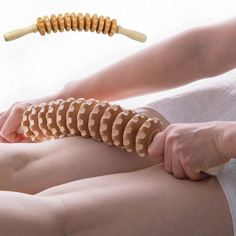 Lymphatic Drainage Manual Massage Tool for Daily, 1 Count Gentle Wooden Massager for Sculpting, Muscle Shaping, Christmas, Christmas Gift