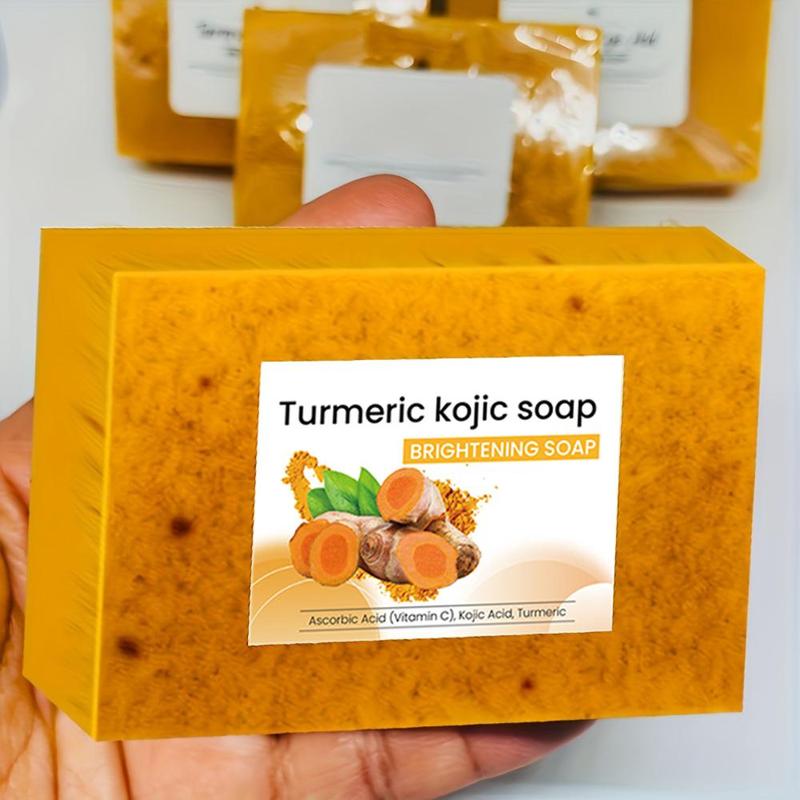 Turmeric Soap, 3 Counts set Deep Cleansing Skin Soap, Moisturizing Soap for All Skin Types, Body Wash & Cleansers for Women & Men