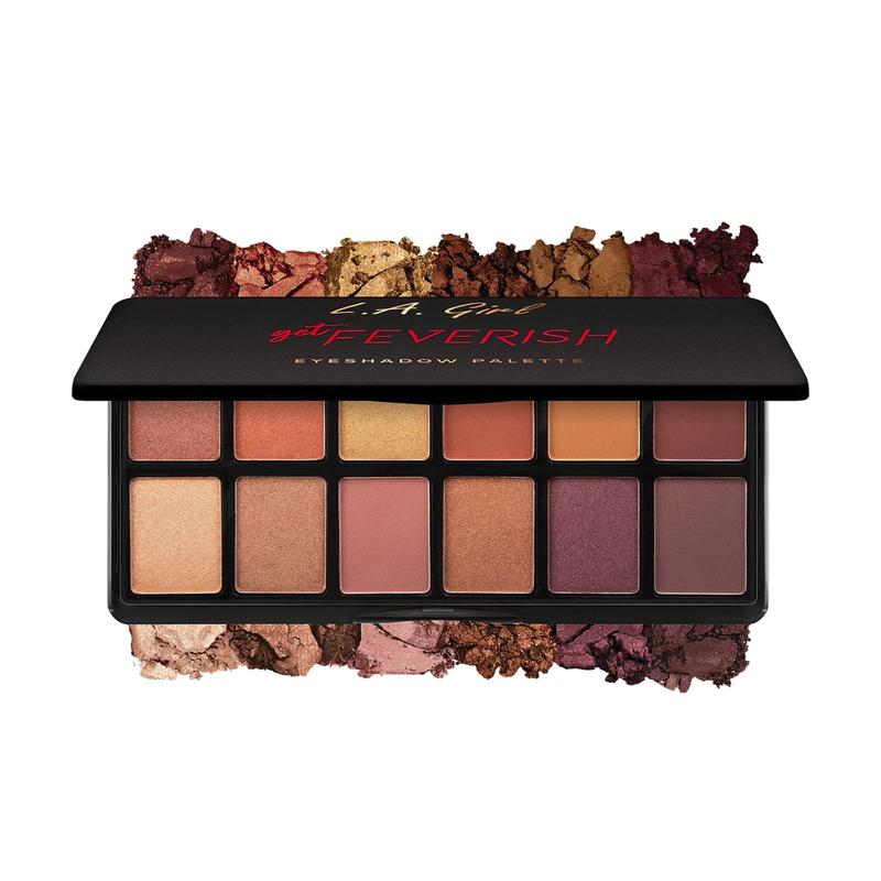 L.A. Girl Eyeshadow Palette, GES415 Get Feverish, 0.42 oz (12 g)