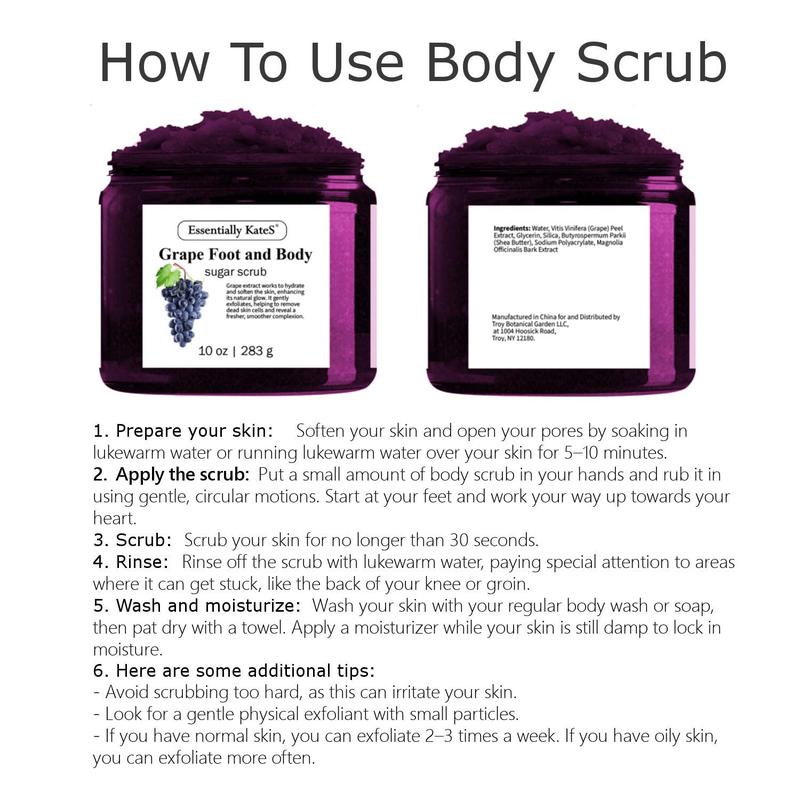 Body Scrubs - Parent Multiple odors (10 Oz, Grape)