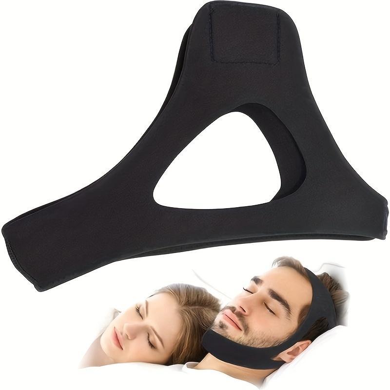 Outdoor Sleeping Anti Snoring Chin Strap for Men & Women, Deep Sleep Anti-snoring Strap, Durable Chin Strap for Home & Outdoor Camping, Music Festival