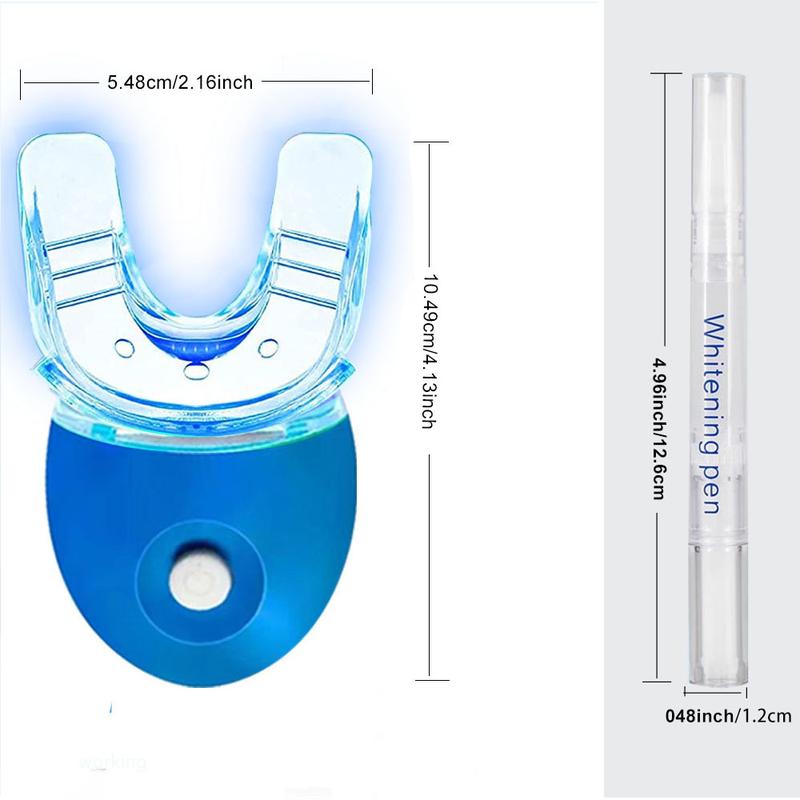 ANTeeth Whitening Kit - 5X LED Light Tooth Whitener with 3pcs Whitening pens,1 Desensitization pen,1 Mouth Trays Restores Your White Smile,pefect gift for girlfriend