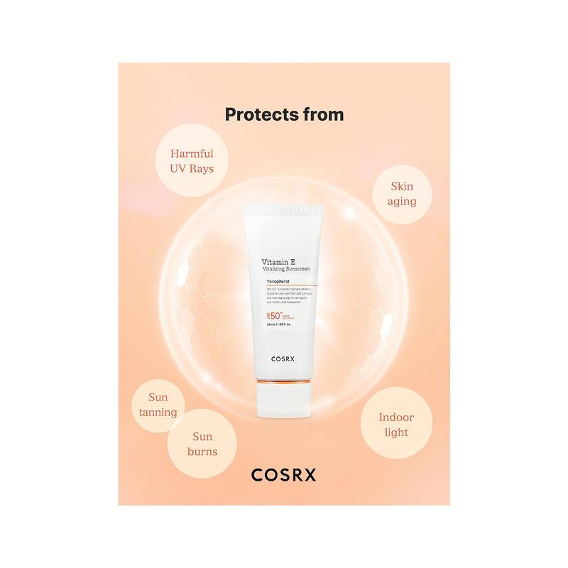 COSRX Vitamin E Vitalizing Sunscreen SPF 50+