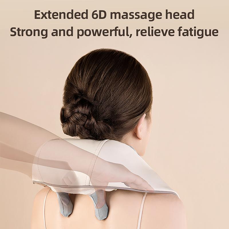 Massager with Heat, Shiatsu Shoulder Massager, Electric Acupressure Neck Massager Gift For Parents  Elders  Health  Women  Men  Deep Kneading Massage Like Human To Free Your Hand heat  massager