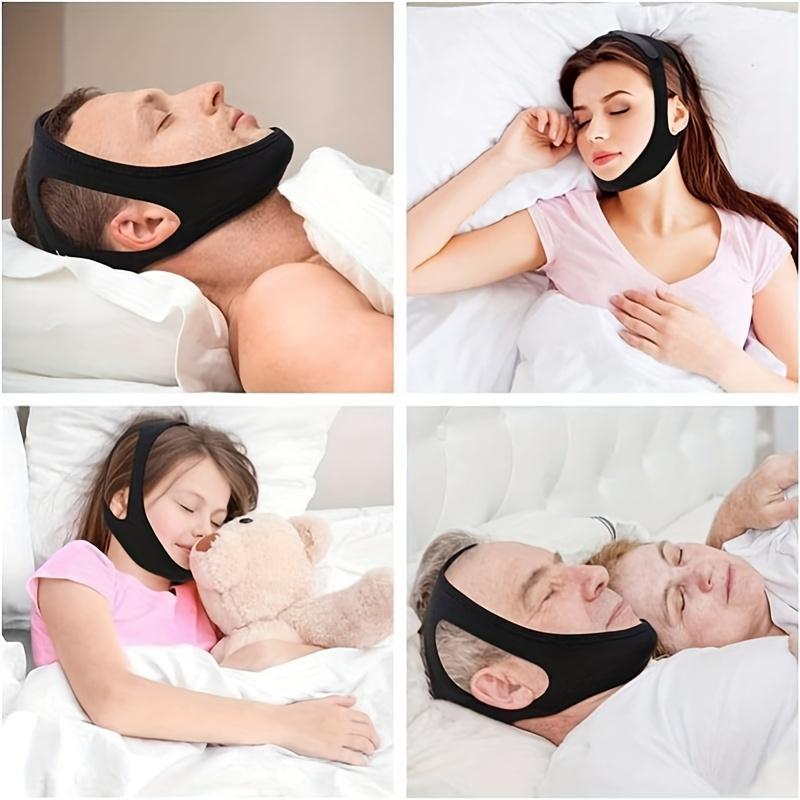 Outdoor Sleeping Anti Snoring Chin Strap for Men & Women, Deep Sleep Anti-snoring Strap, Durable Chin Strap for Home & Outdoor Camping, Music Festival