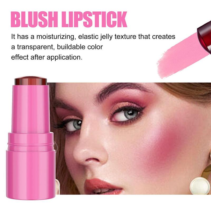 Jelly Blush & Lip Gloss Set, 4 Counts set Natural Look Lightweight Blush & Lip Gloss, Beauty & Personal Care Product