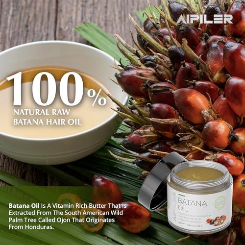 Batana Oil For Hair Growth, Prevents Loss, Eliminates Split Ends, Repairs and Nourishes Hair and Scalp-for Shine 100% Pure Batana Oil from Honduras