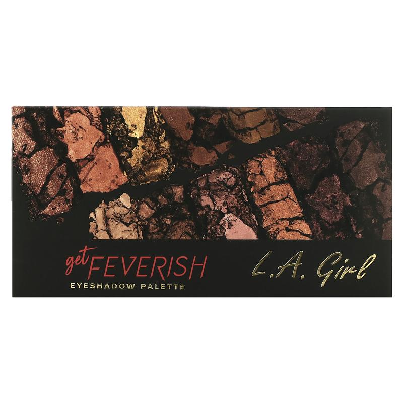 L.A. Girl Eyeshadow Palette, GES415 Get Feverish, 0.42 oz (12 g)